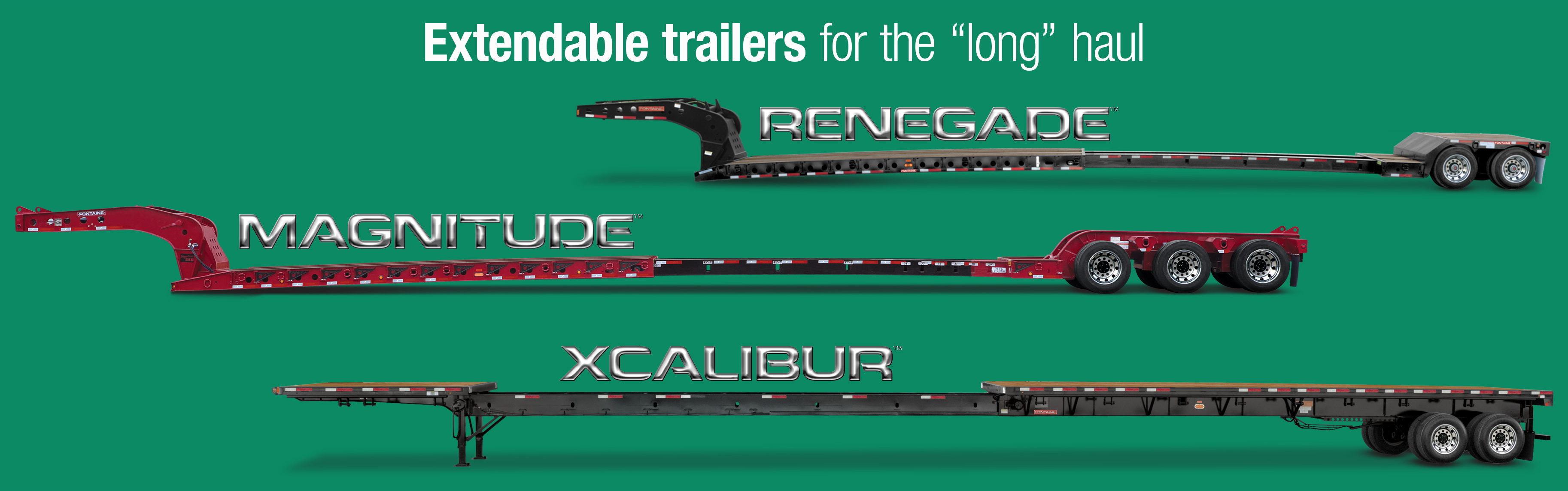 Fontaine Heavy Haul Extendable Trailers